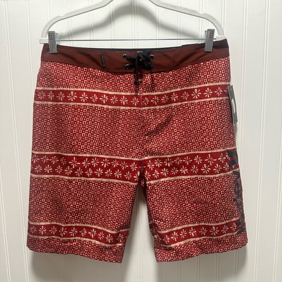 Mens Hurley Vibes BoardShorts Surf Swim Trunks Beach Pool Volley Swimming Sz 30 - Picture 1 of 6